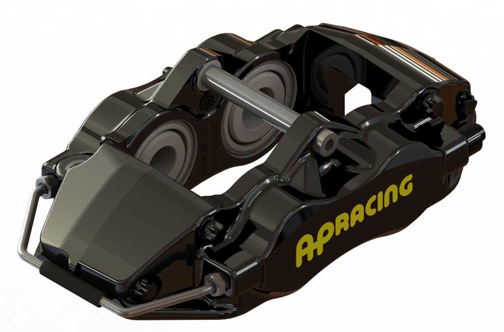 AP RACING CP9200-3S0BG Brake Caliper 4-piston Radial LHT (black) Photo-0
