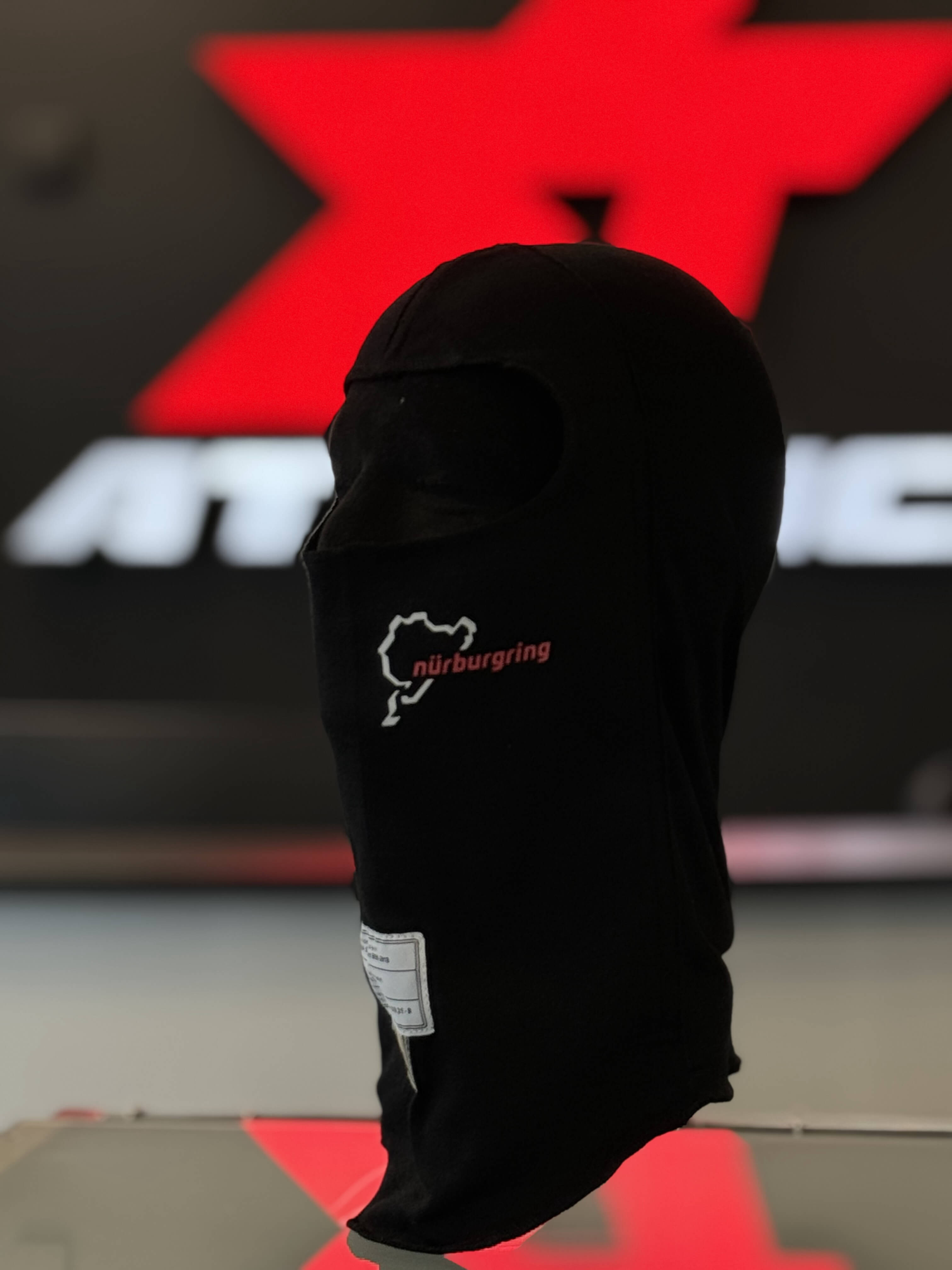 ARD AT018AZB-NBR Balaclava Atomic Nürburgring Edition FIA, Black, One Size (Officially Licensed Nürburgring Product) Photo-0 