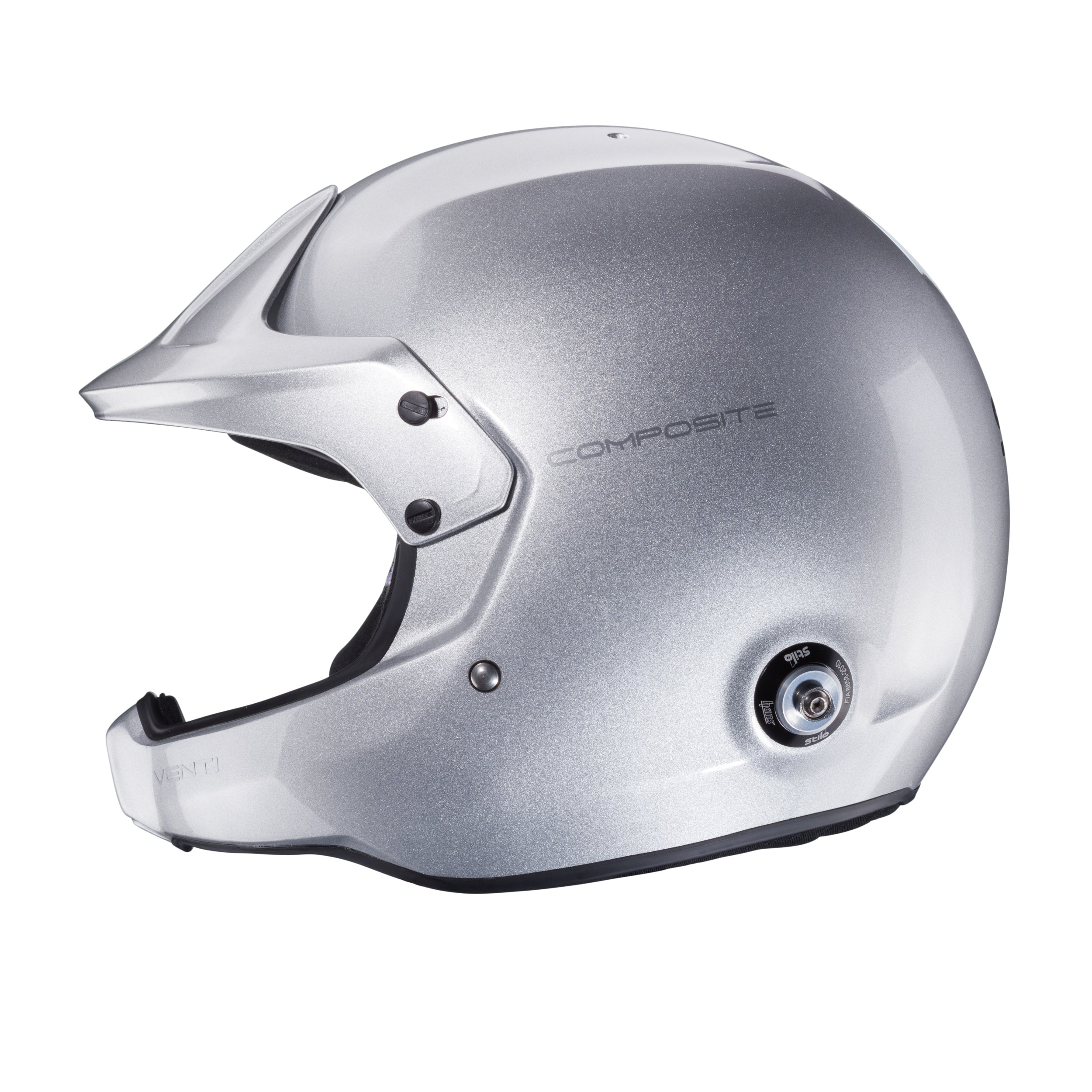 STILO AA0220BG2T58 Venti WRC DES Composite Rally Racing helmet, FIA/SNELL 2020, grey, size 58 Photo-2