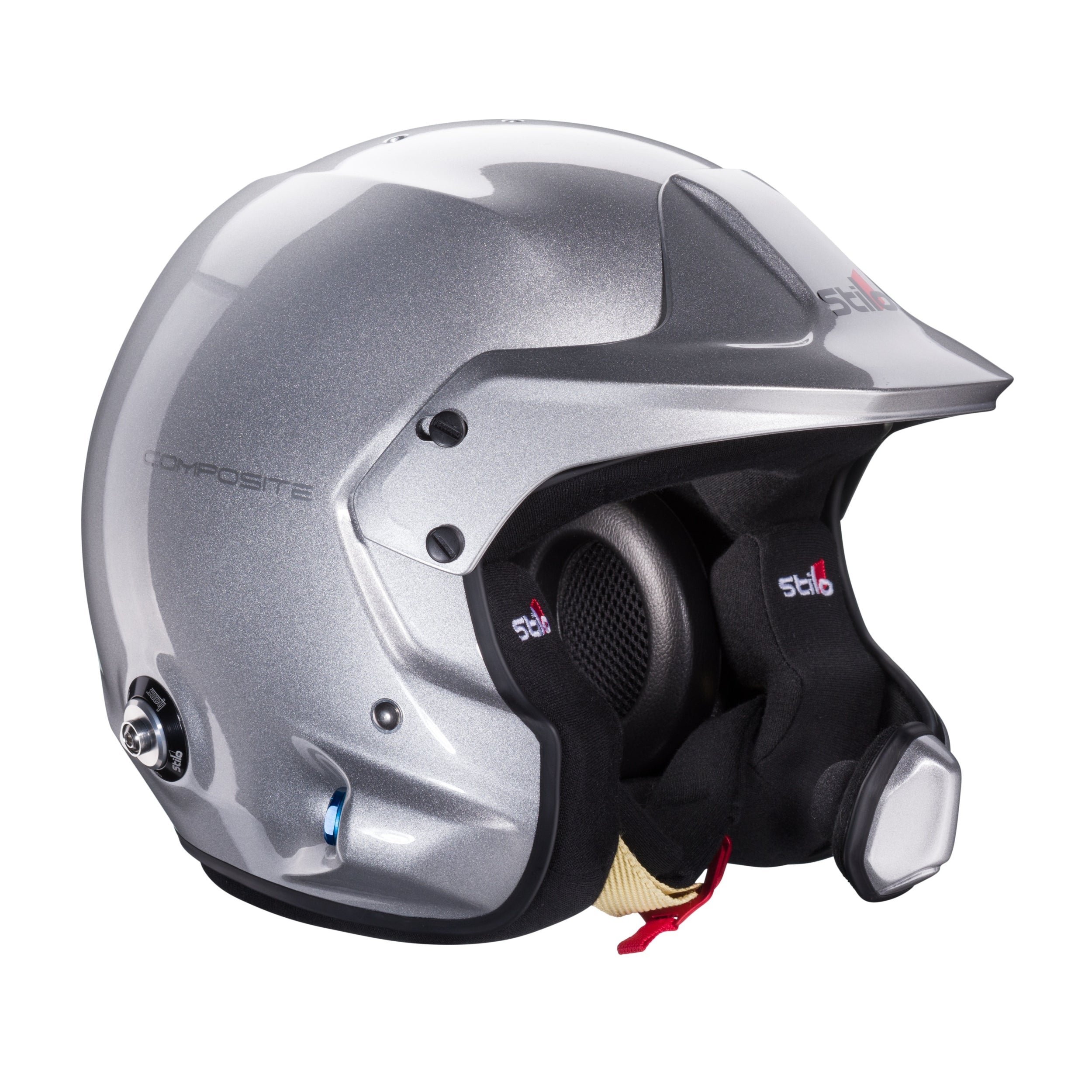 STILO AA0220BG2T64 Venti WRC DES Composite Rally Racing helmet, FIA/SNELL 2020, grey, size 64 Photo-3