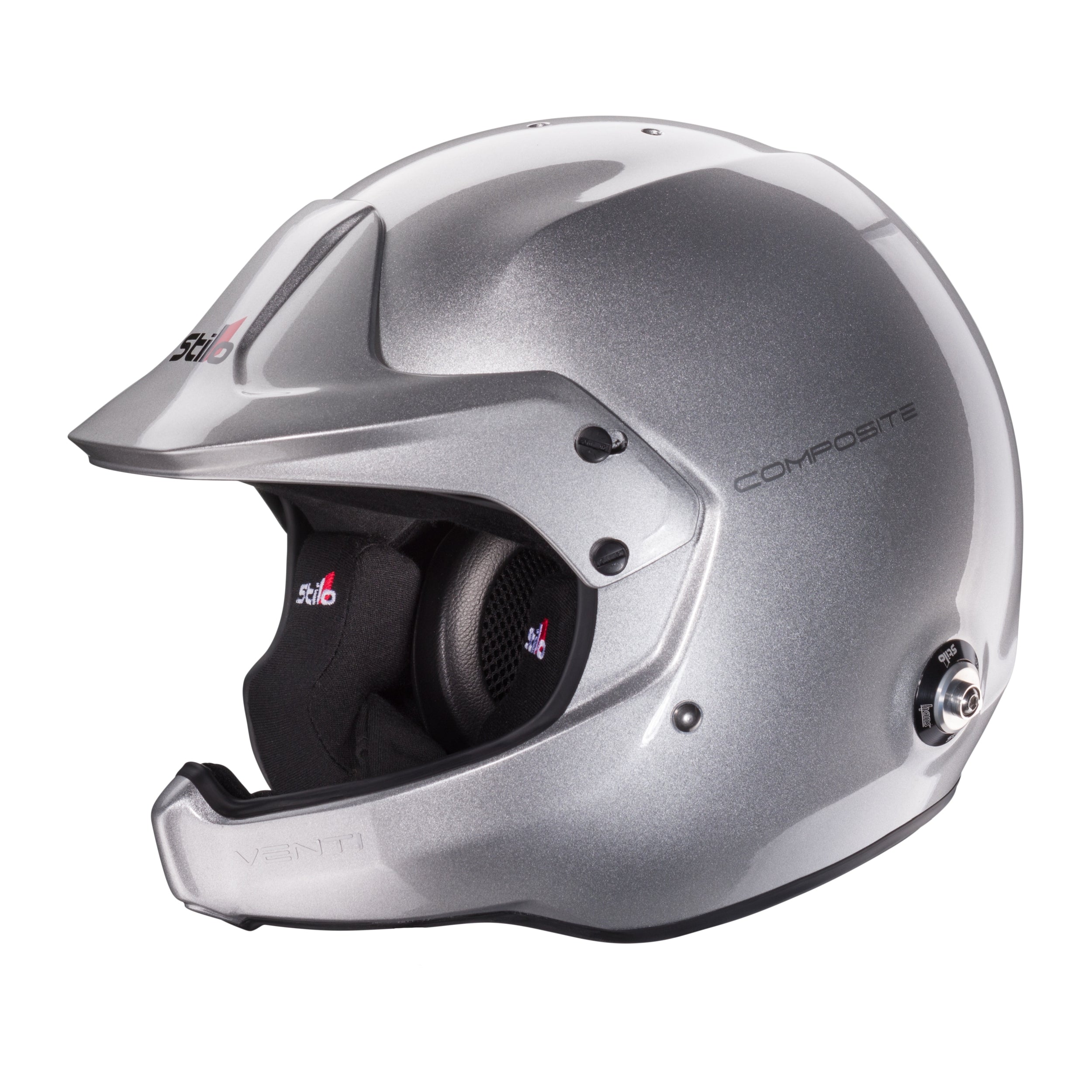 STILO AA0220BG2T64 Venti WRC DES Composite Rally Racing helmet, FIA/SNELL 2020, grey, size 64 Photo-4