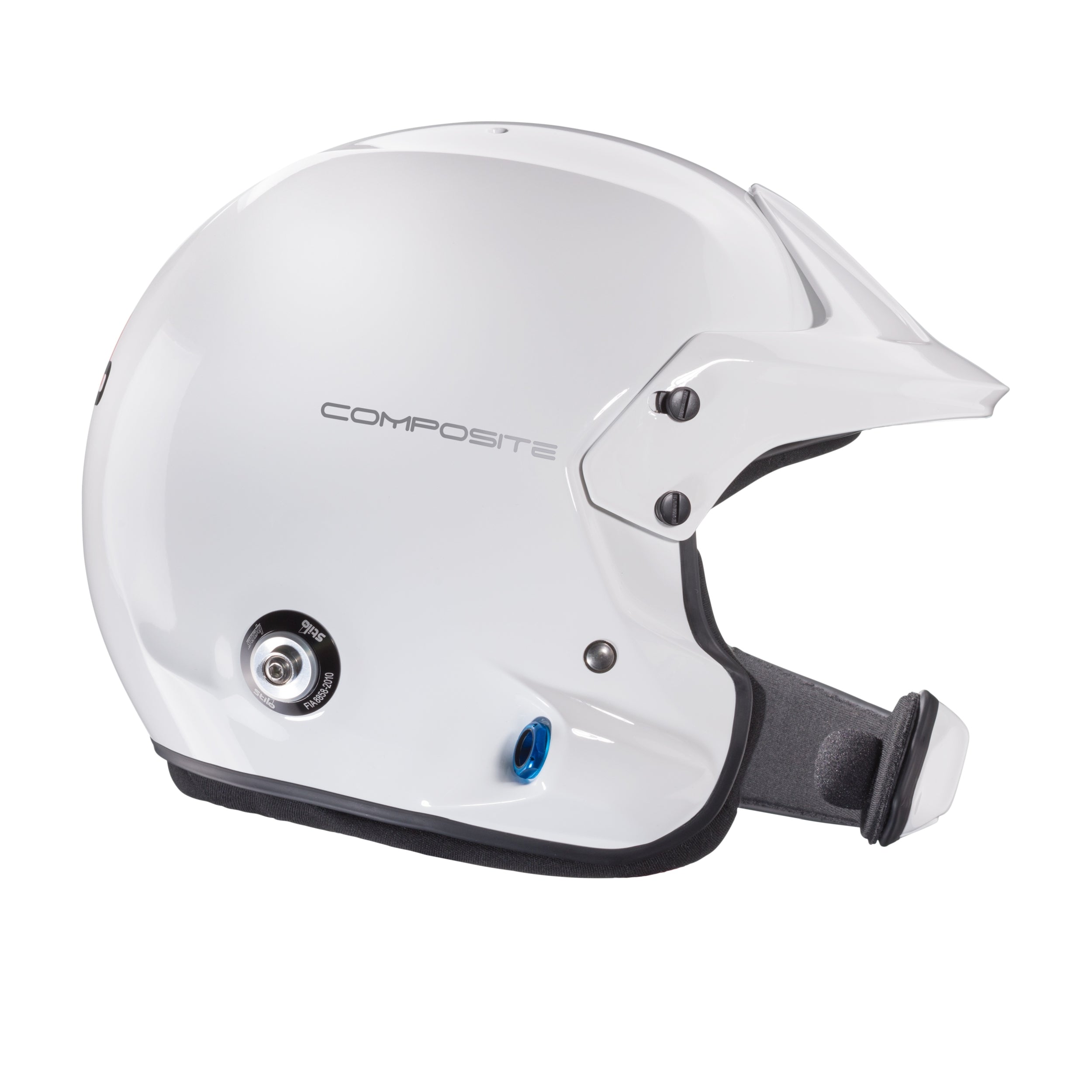 STILO AA0220BG2T550101 Venti WRC DES Composite Rally Racing helmet, FIA/SNELL 2020, white, size 55 Photo-1