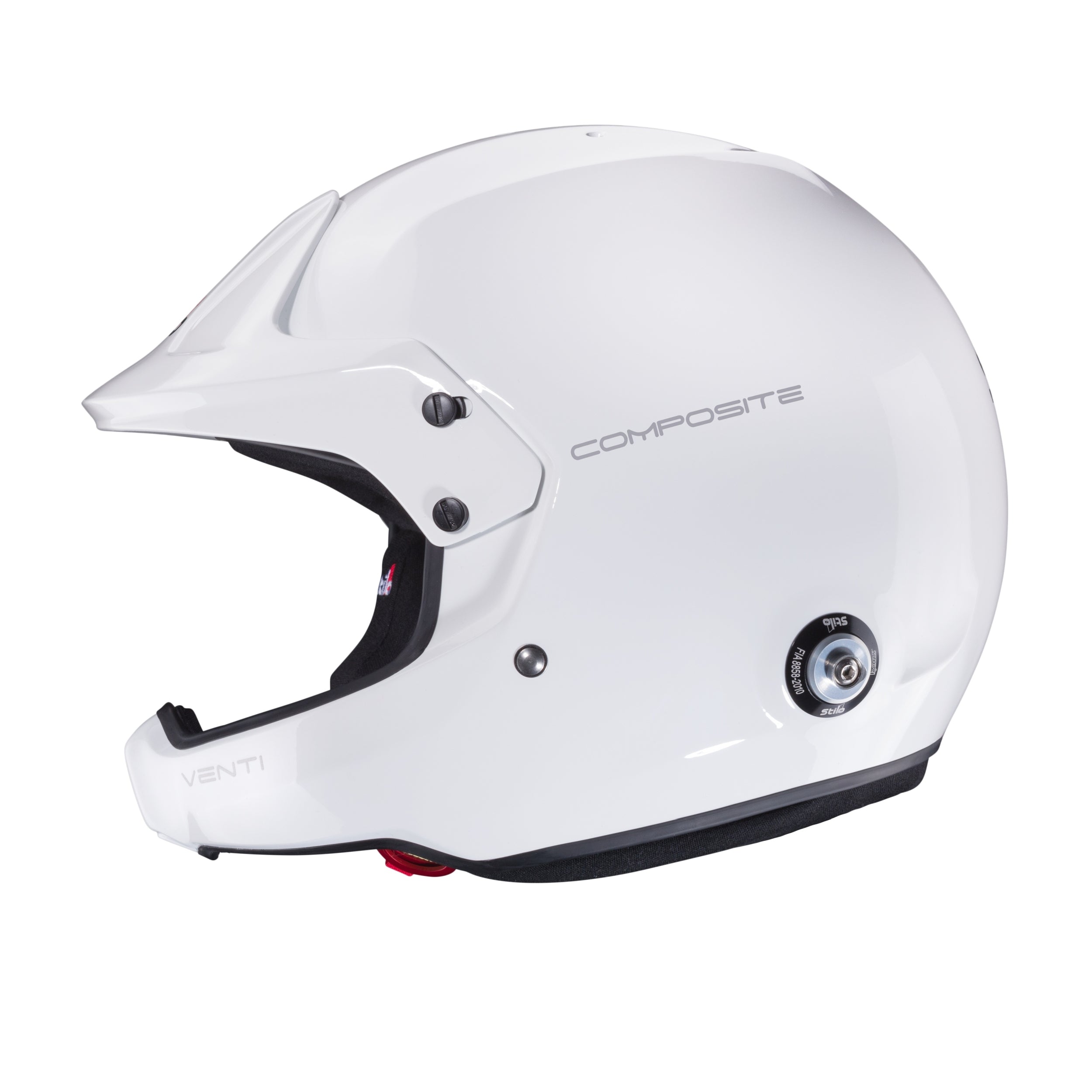 STILO AA0220BG2T570101 Venti WRC DES Composite Rally Racing helmet, FIA/SNELL 2020, white, size 57 Photo-2