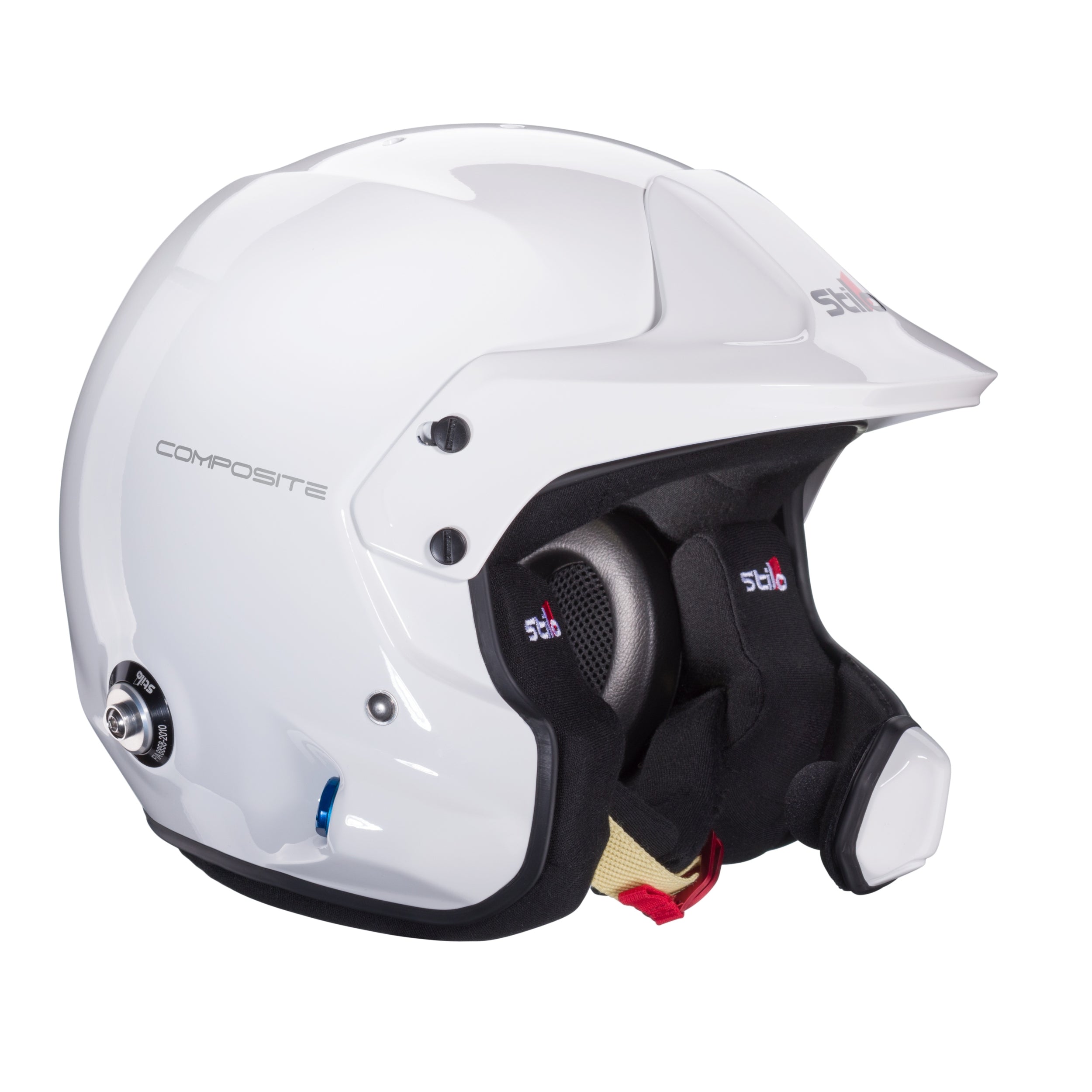 STILO AA0220BG2T540101 Venti WRC DES Composite Rally Racing helmet, FIA/SNELL 2020, white, size 54 Photo-3