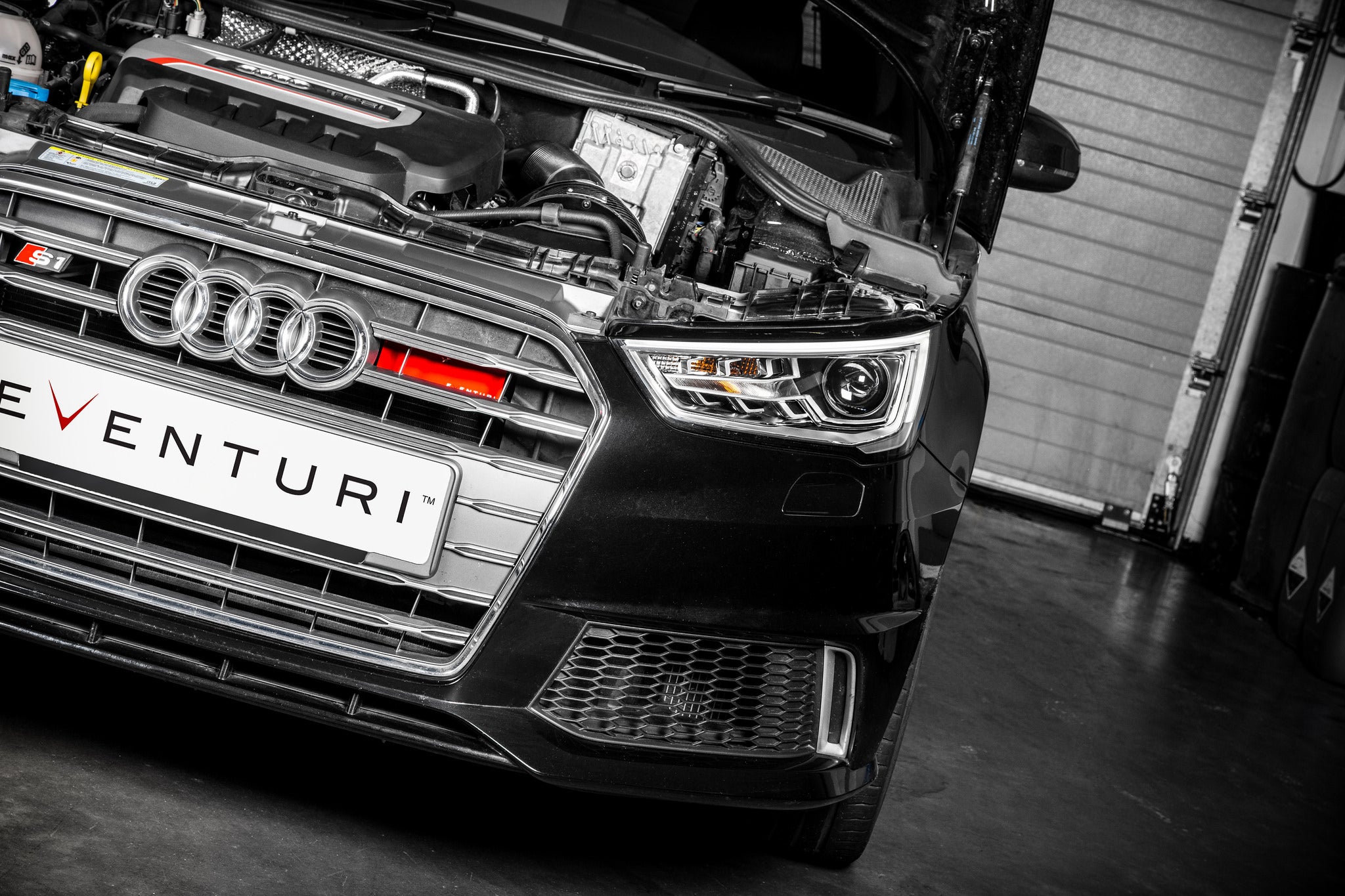 EVENTURI EVE-S1-CF-INT AUDI S1 2.0 TFSI - Black Carbon Intake Photo-3