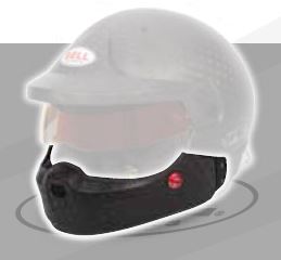 BELL 2081823 Full chin bar kit for HP10/HP10 RALLY helmet, matte carbon Photo-0