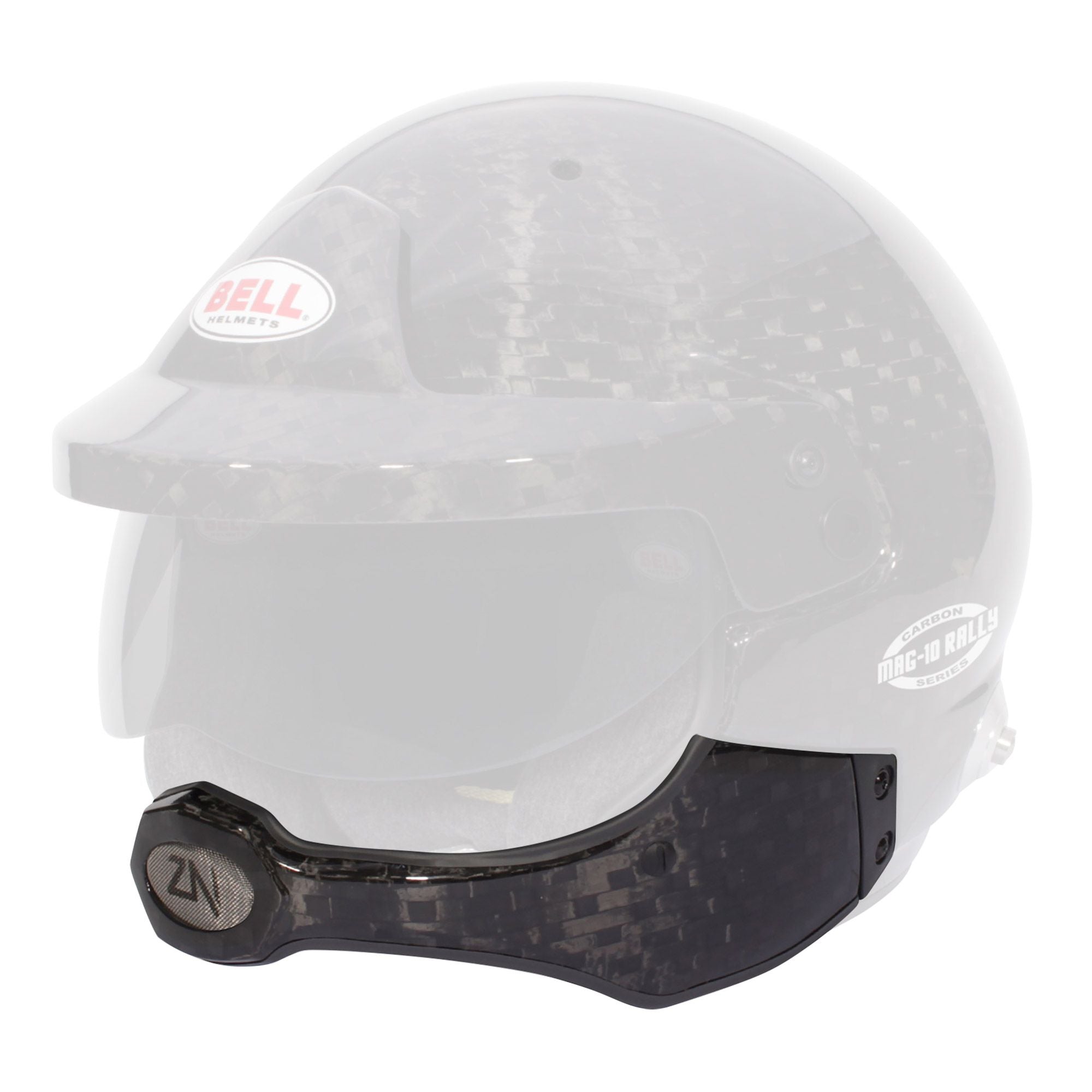 BELL 2081802 Half chin bar kit for MAG-10 helmet, glossy carbon Photo-0