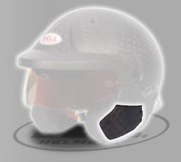 BELL 2081811 Side cover kit for HP10 helmet, 2 Pcs, matte carbon Photo-0