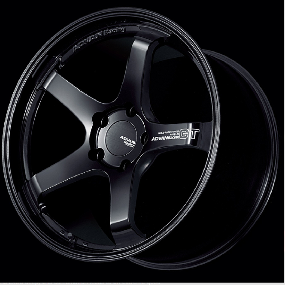 ADVAN V2200 GT Wheel 20x8.5 ET50 5x130 Gloss Black (GBP) for PORSCHE Cayman GT4 981/718 Photo-0