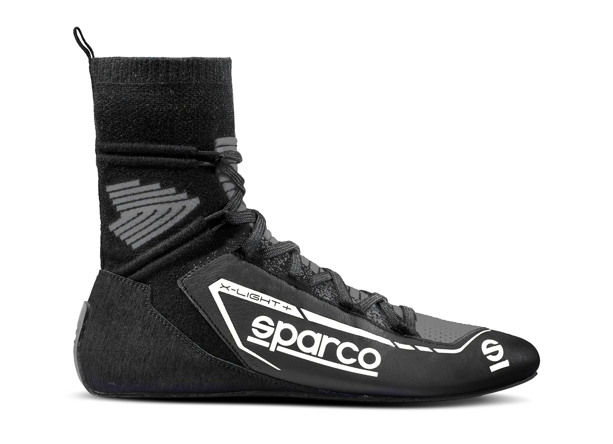 SPARCO 00127845NR X-LIGHT+ Racing shoes, FIA 8856-2018, black, size 45 Photo-0