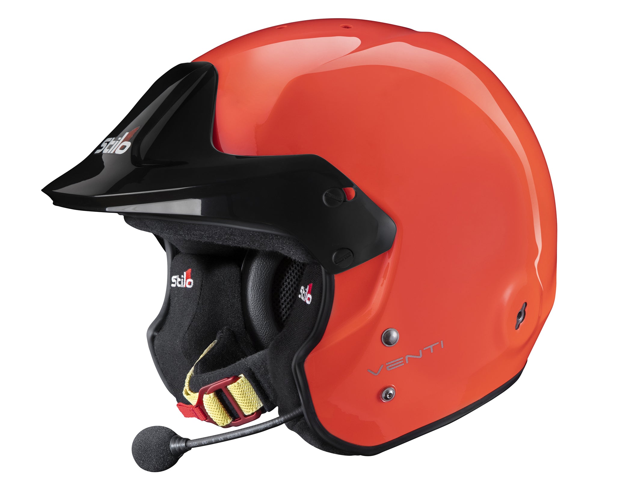 STILO DA0112EF2T58 VENTI TROPHY Offshore helmet, no HANS clips, FIA/SNELL 2020, orange, size 58 Photo-2