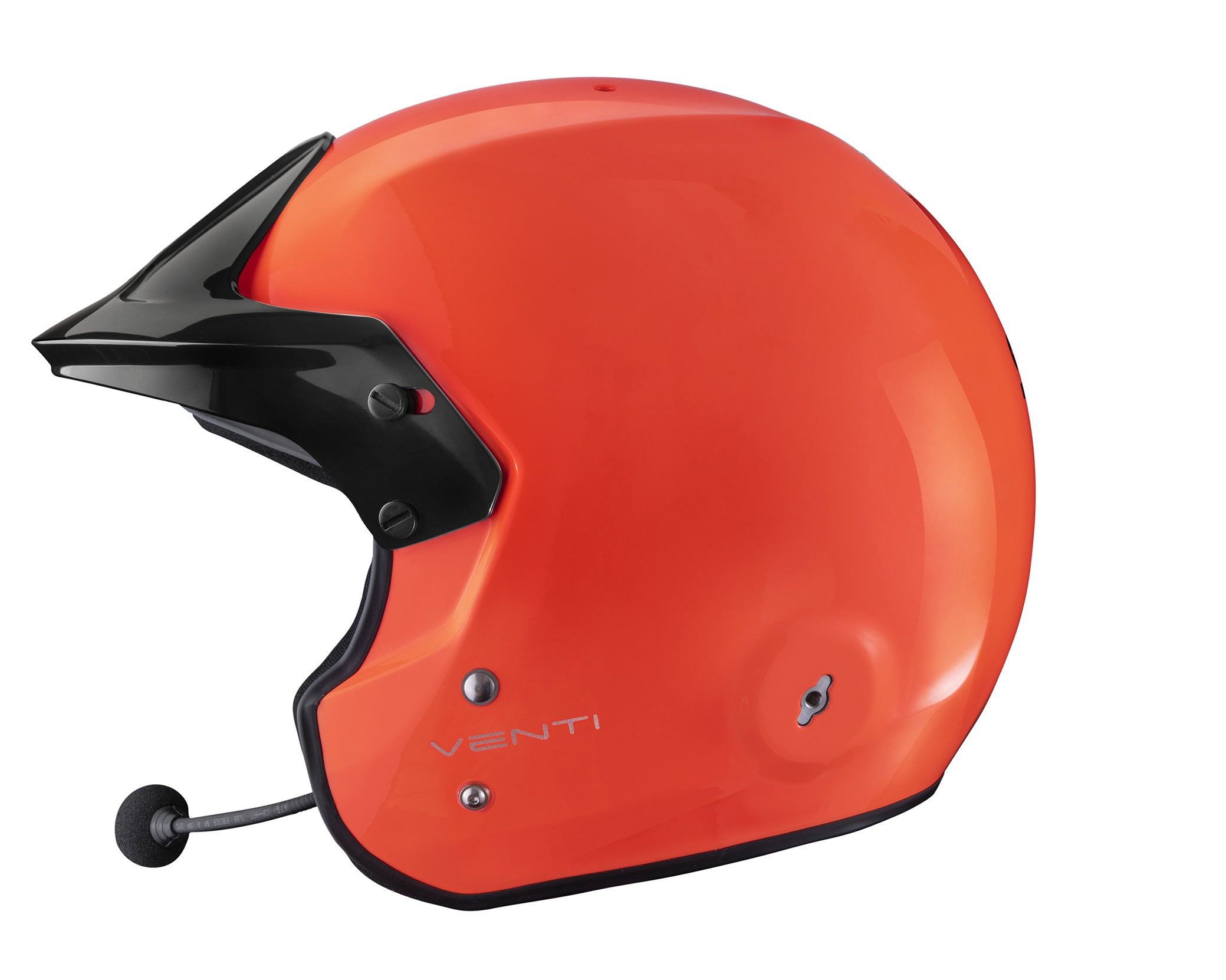 STILO DA0112EF2T54 VENTI TROPHY Offshore helmet, no HANS clips, FIA/SNELL 2020, orange, size 54 Photo-4