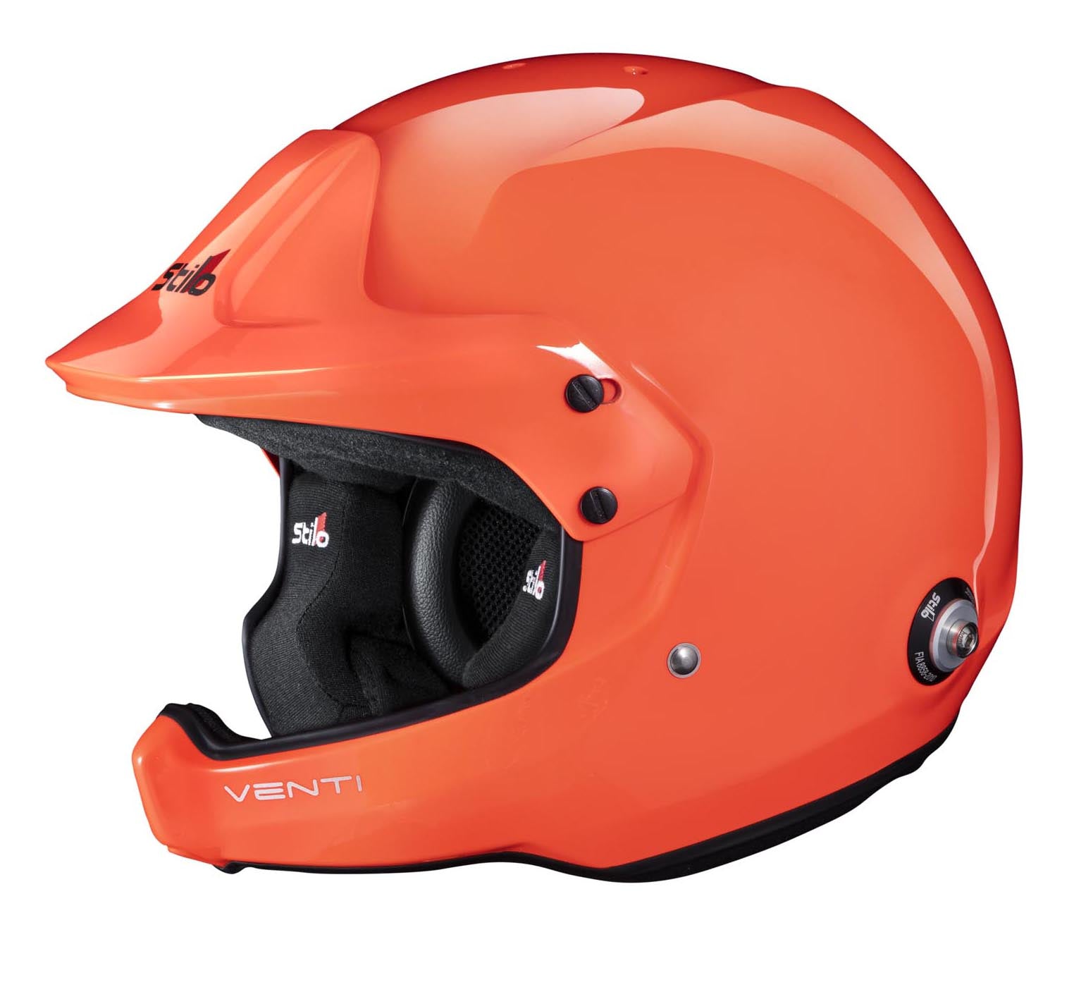 STILO DA0220BF2T57 VENTI WRC Offshore helmet, no HANS clips, FIA/SNELL 2020, orange, size 57 Photo-2