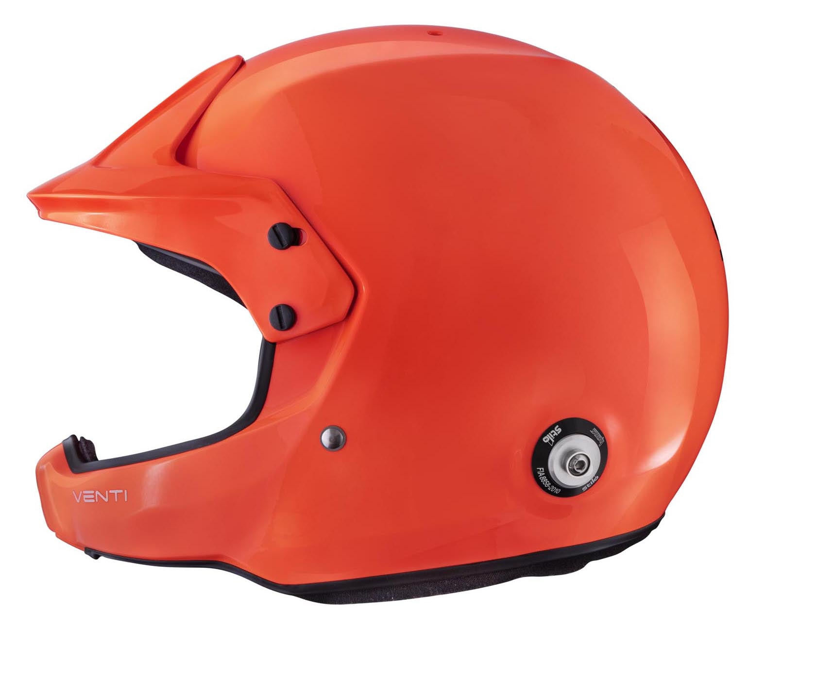 STILO DA0220BF2T55 VENTI WRC Offshore helmet, no HANS clips, FIA/SNELL 2020, orange, size 55 Photo-4
