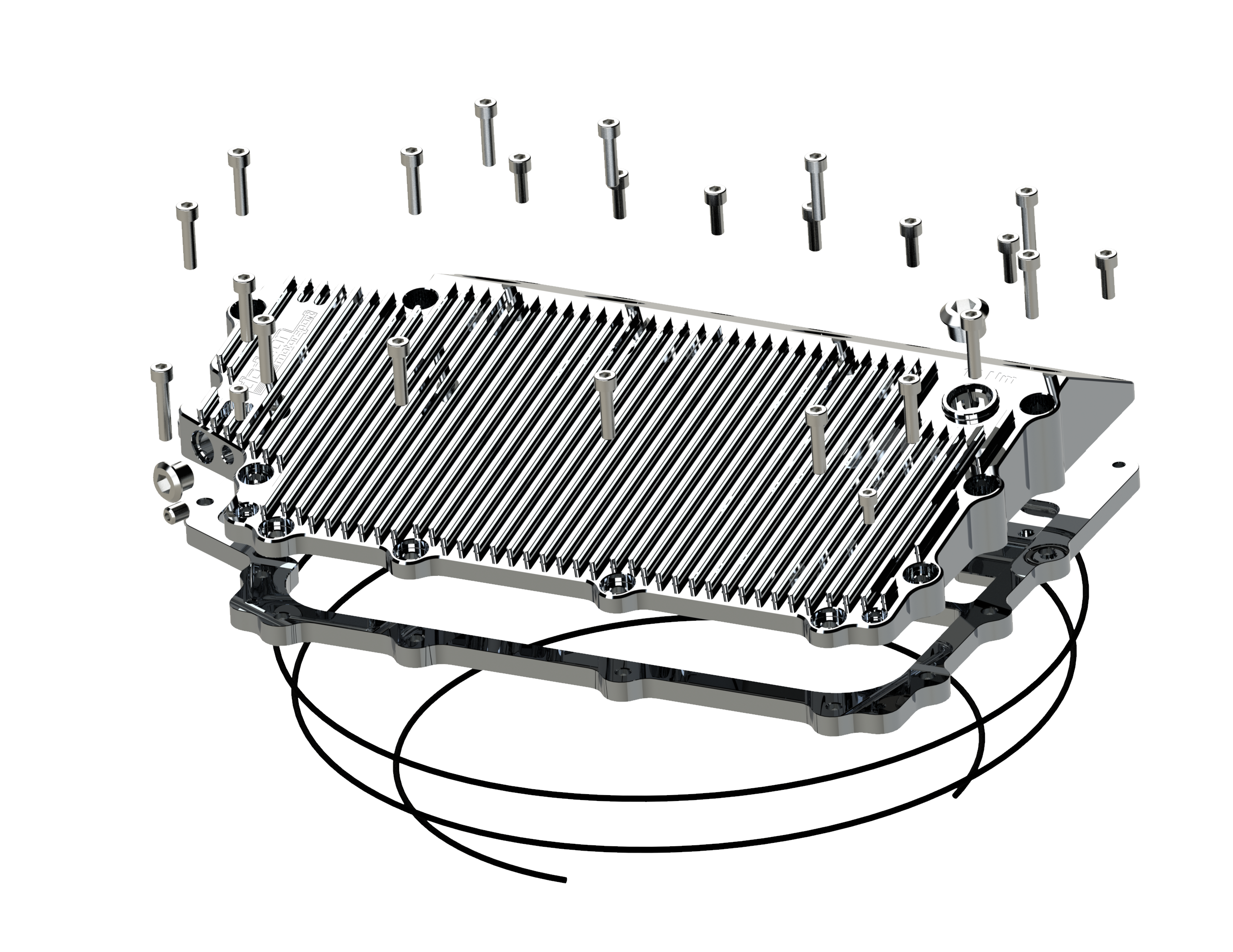 DODSON DMS-7200 Transmission sump pan for CHEVROLET Corvette C8 Photo-0
