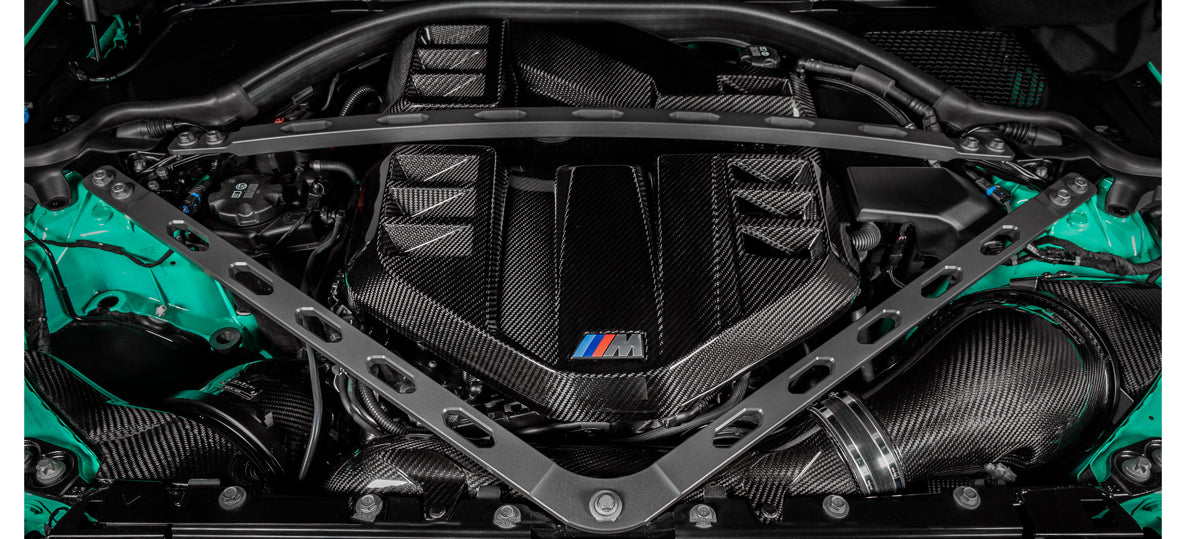 EVENTURI EVE-G8XM-CF-ENG Carbon Engine Cover (gloss finish) for BMW M2 (G87) / M3 (G80) / M4 (G82) 2020+ Photo-1
