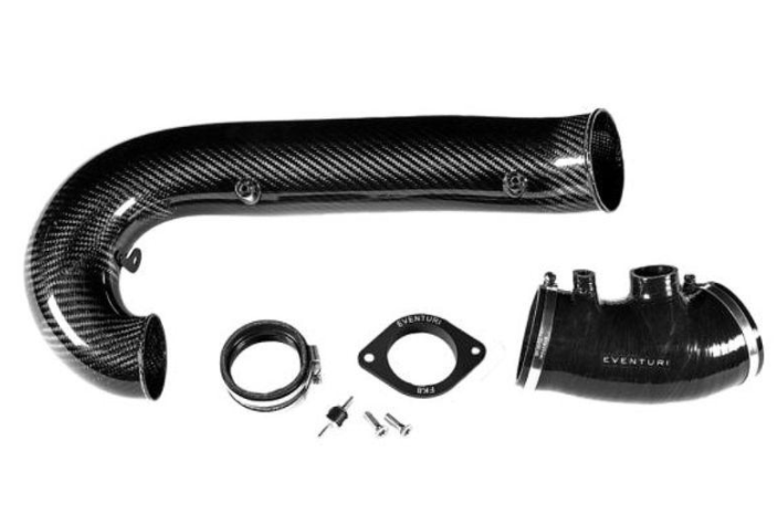 EVENTURI EVE-FK8V2-CF-MAF Carbon V2 MAF Tube and Silicon Set for HONDA Civic Type R (FK8) Photo-0