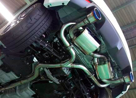 HKS 31029-AF005 Super Turbo Muffler Subaru Impreza GRB/GRF Photo-1