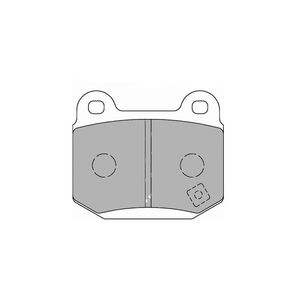 FERODO FDS1562 Rear Brake Pads DS Performance for MITSUBISHI EVO 9 / NISSAN 350Z (Z33) Photo-0