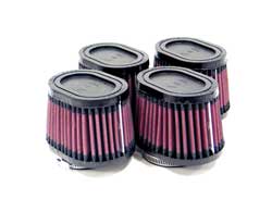 K&N RU-0984 UNIVERSAL Clamp-On Air Filter 2-1/8"FLG 3 X 4 TPR/OVL (4 PER BOX) Photo-0