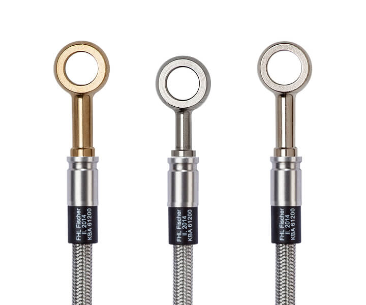 FISCHER PBM122-6.1 Braided steel brake line Fischer for BMW 3 Series E90 Photo-1