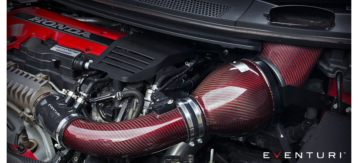 EVENTURI EVE-FK2V2-CF-LHD-INT Intake system V2 HONDA Civic Type R FK2 LHD (carbon fiber) Photo-3