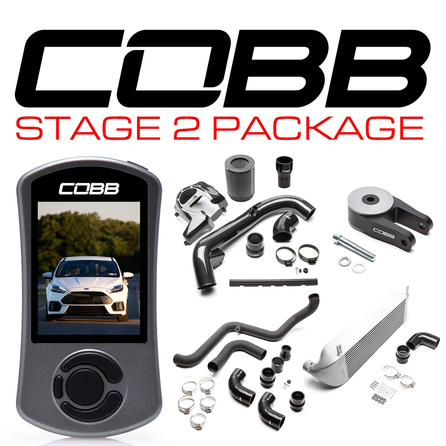 COBB FOR0040020SL FORD Stage 2 Power Package Silver Focus RS 2016-2018 Photo-0