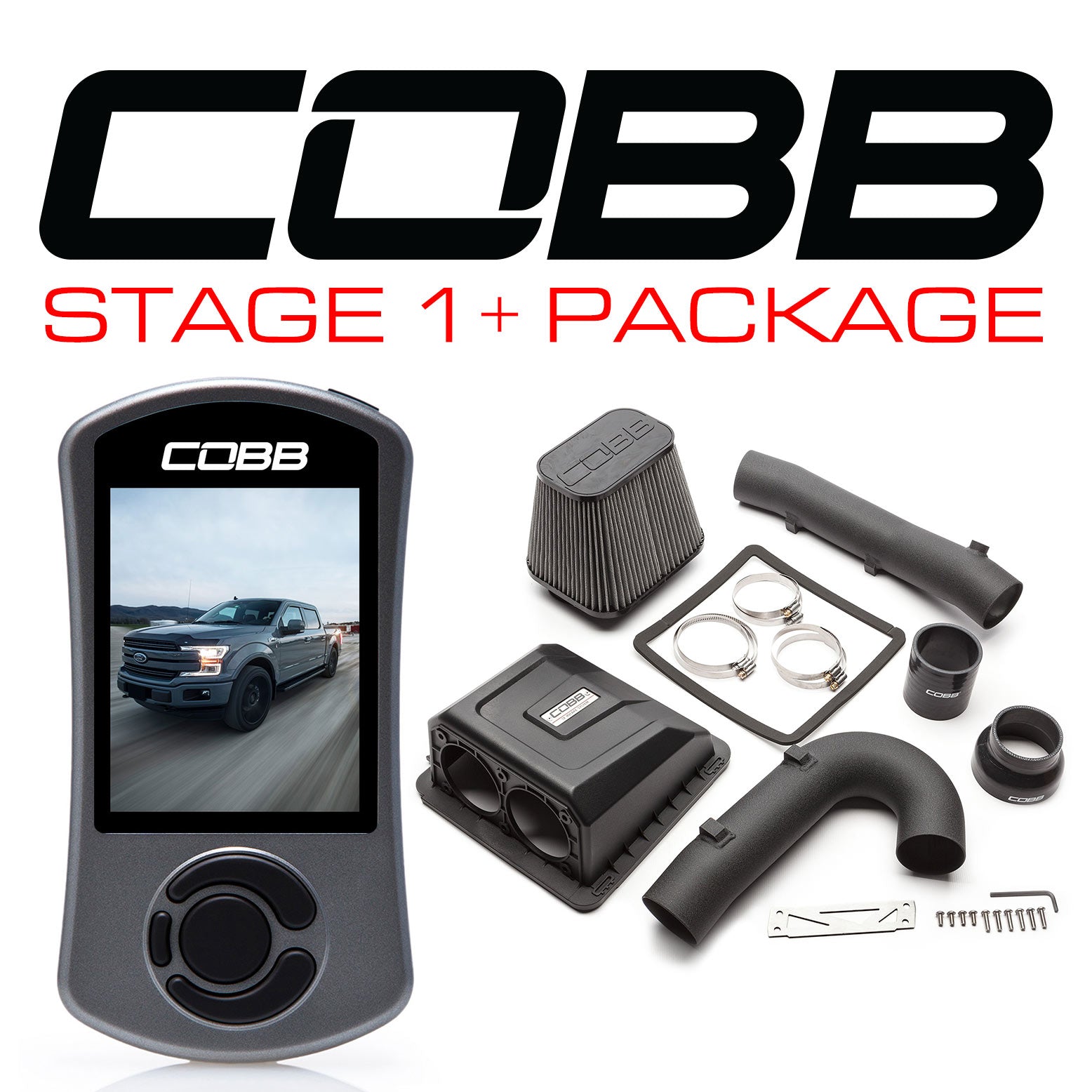 COBB FOR006001P-TCM FORD Stage 1+ Power Package with TCM F-150 Ecoboost 3.5L 2017-2019 Photo-0