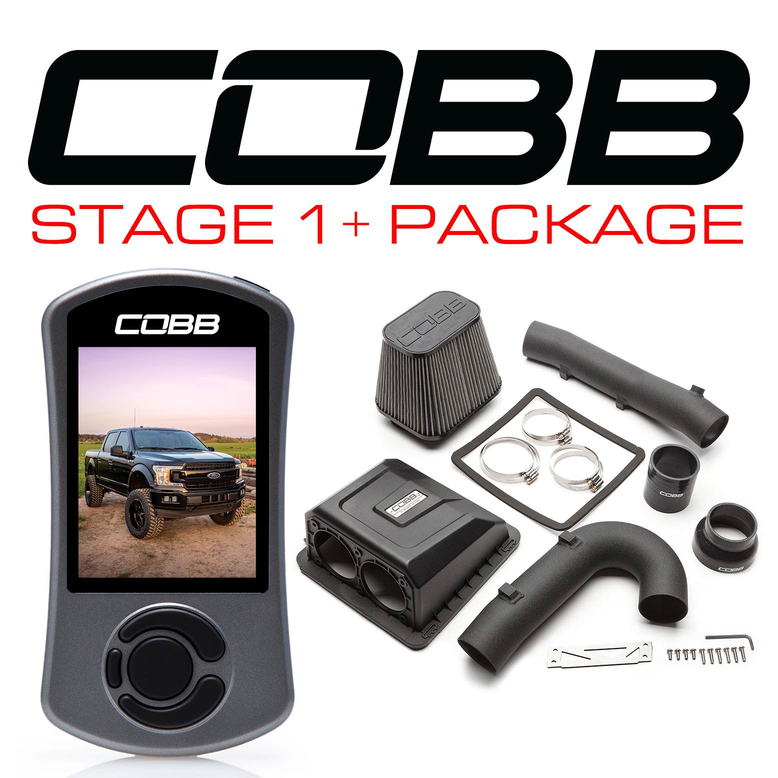 COBB FOR007001P FORD Stage 1+ Power Package F-150 Ecoboost 3.5L 2020 Photo-0