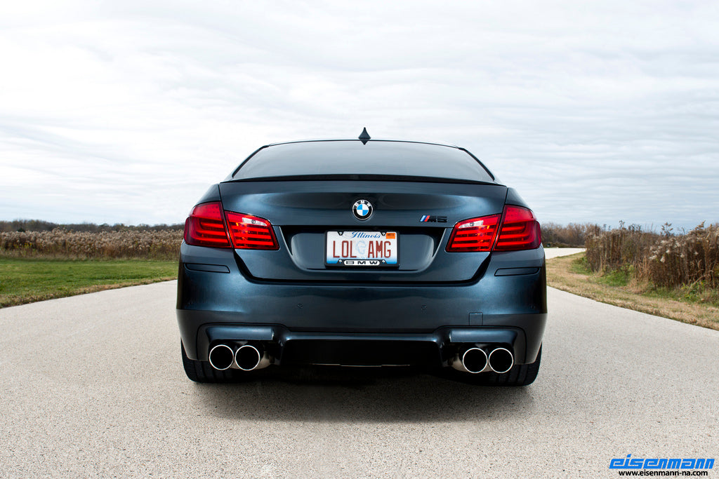 EISENMANN B5426.01024 Rear muffler with polished tips (4x102) for BMW F10 M5 (with valves) Photo-3