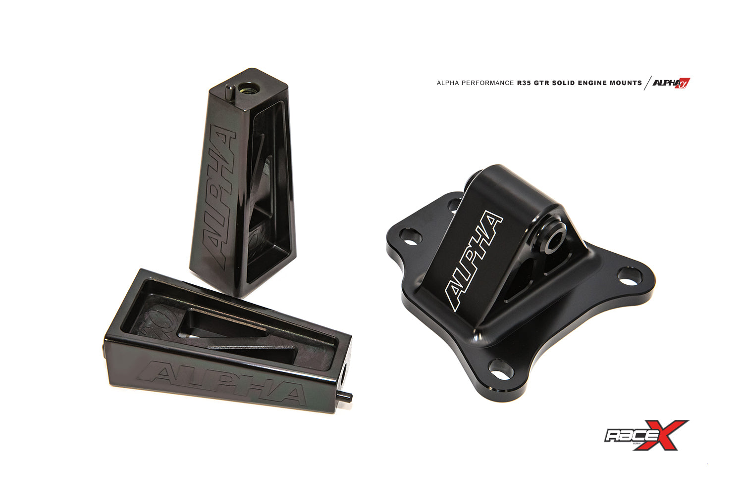AMS ALP.07.03.0012-1 Race X Solid Engine Mount System NISSAN R35 GT-R Photo-0