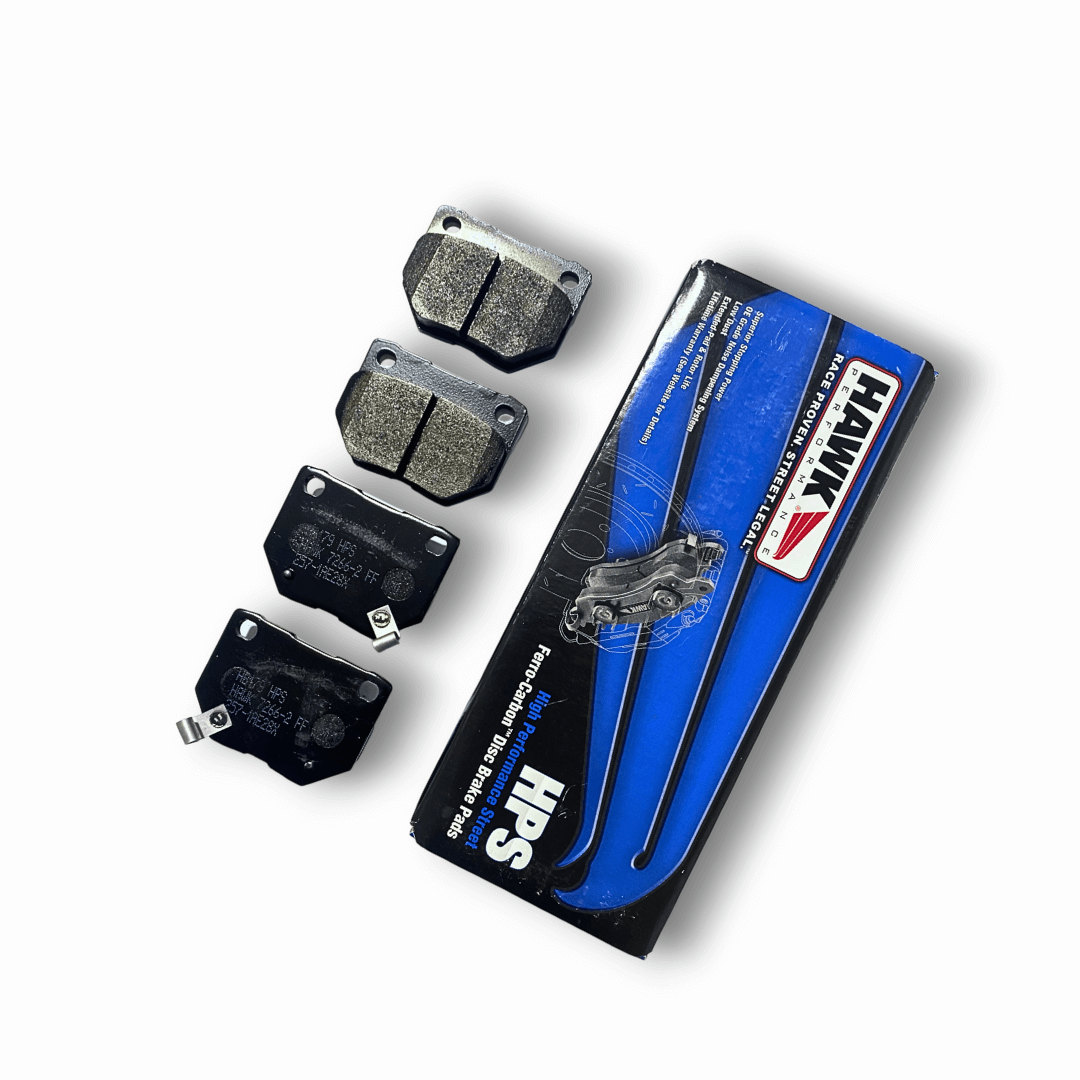 HAWK HB179F.630 Brake Pads HPS Rear for SUBARU Impreza WRX/NISSAN 300ZX Photo-1