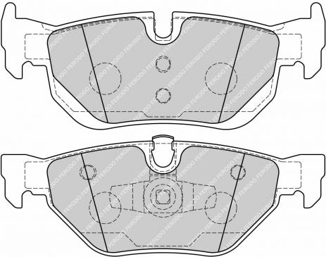 FERODO FDS1807 Rear Brake Pads DS Performance for BMW 3 Series (E90 / E92) Photo-0