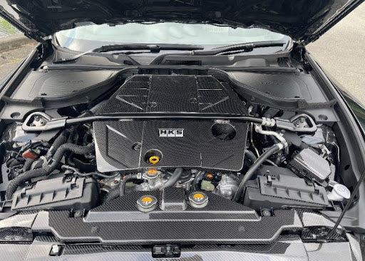 HKS 70026-AN001 Engine Cover (carbon) for NISSAN 400Z (RZ34) 2023+ Photo-0