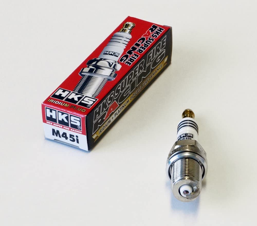 HKS 50003-M45I Spark Plug 9 (ISO) for Subaru EJ207/EJ205, Toyota 1JZ/2JZ, Porsche 996T/997.1 Turbo Photo-1 
