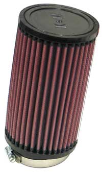 K&N RU-1480 UNIVERSAL Clamp-On Air Filter 2-3/4"10 DEG FLG, 4"OD, 7"H Photo-0