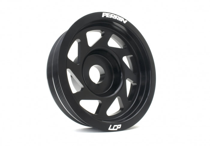 PERRIN PSP-ENG-100BK Lightweight Crank Pulley (black) for SUBARU Impreza 93+ (WRX/STi) Photo-0