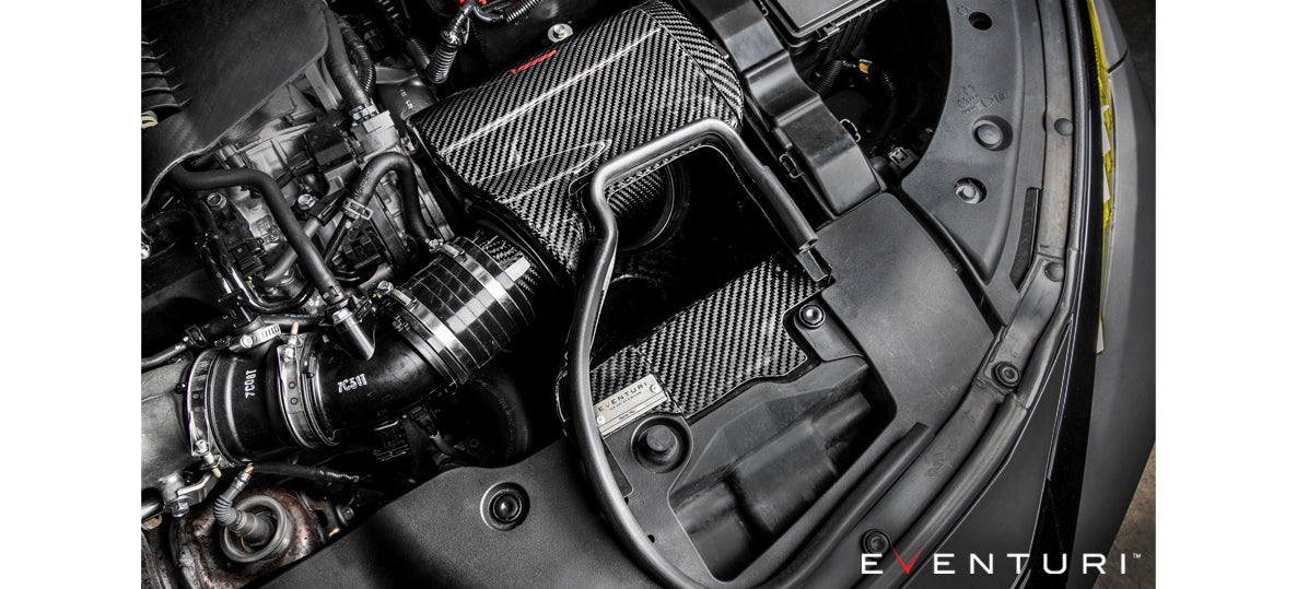 EVENTURI EVE-FK8-CF-INT Intake system HONDA Civic Type R FK8 (carbon fiber) Photo-3