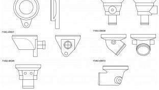HKS 71002-AK011 Flange SQV weld on Steel d50mm Photo-1