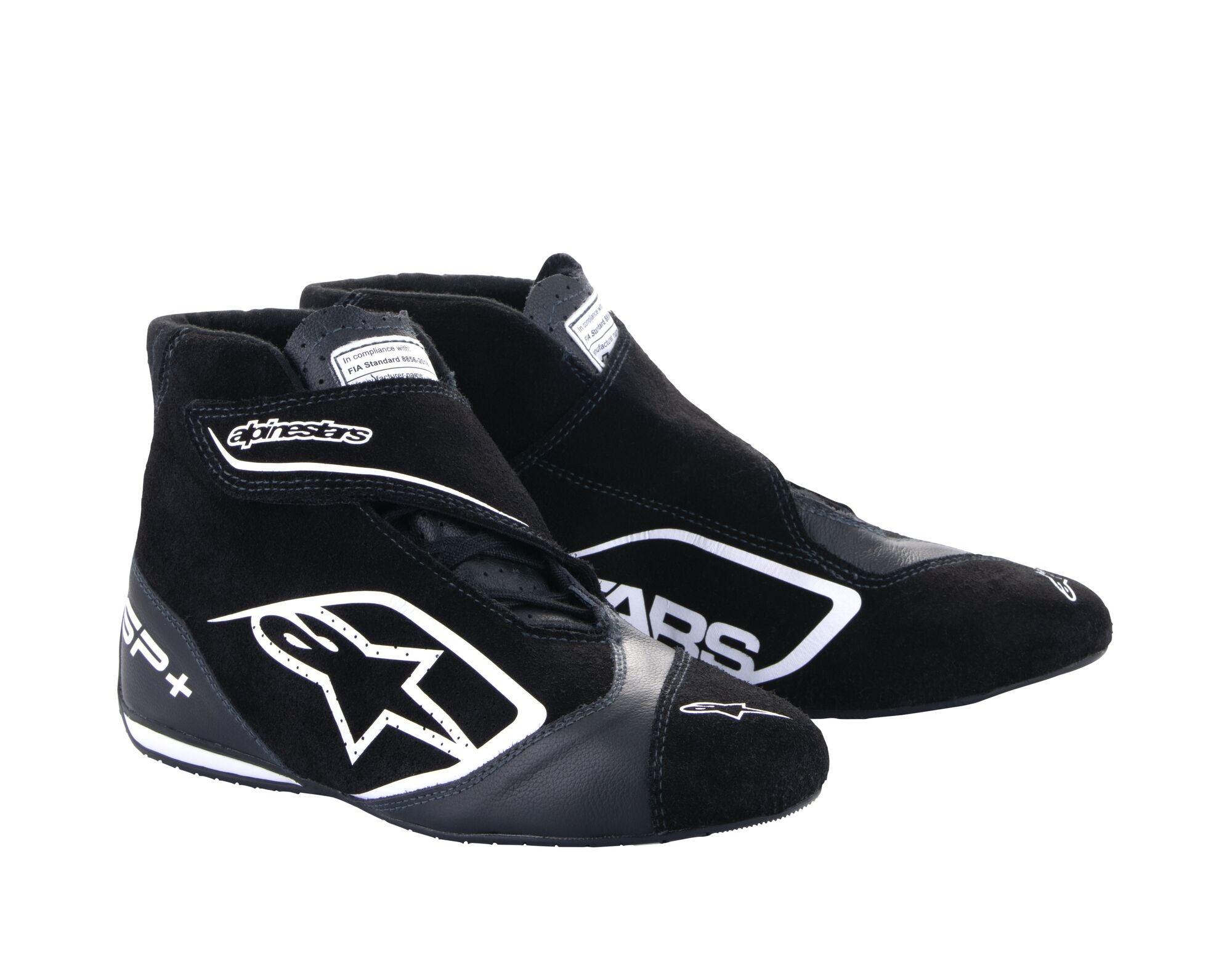 ALPINESTARS 2710723_12_9 Racing shoes SP+, FIA 8856-2018, black/white, Size 42 Photo-0