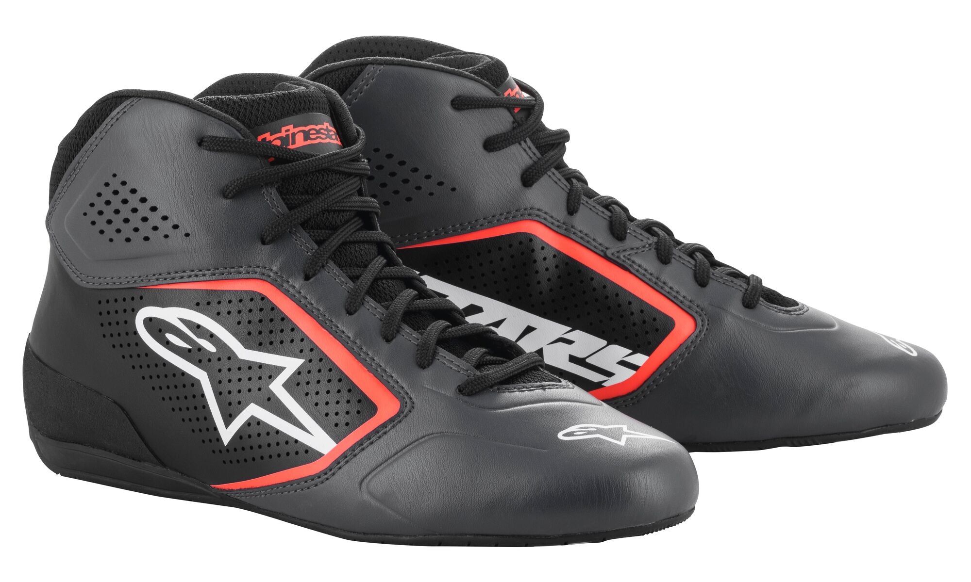 ALPINESTARS 2711521_9140_8 Karting shoes TECH-1 K START V2, asphalt/black/orange fluo, Size 40,5 Photo-0