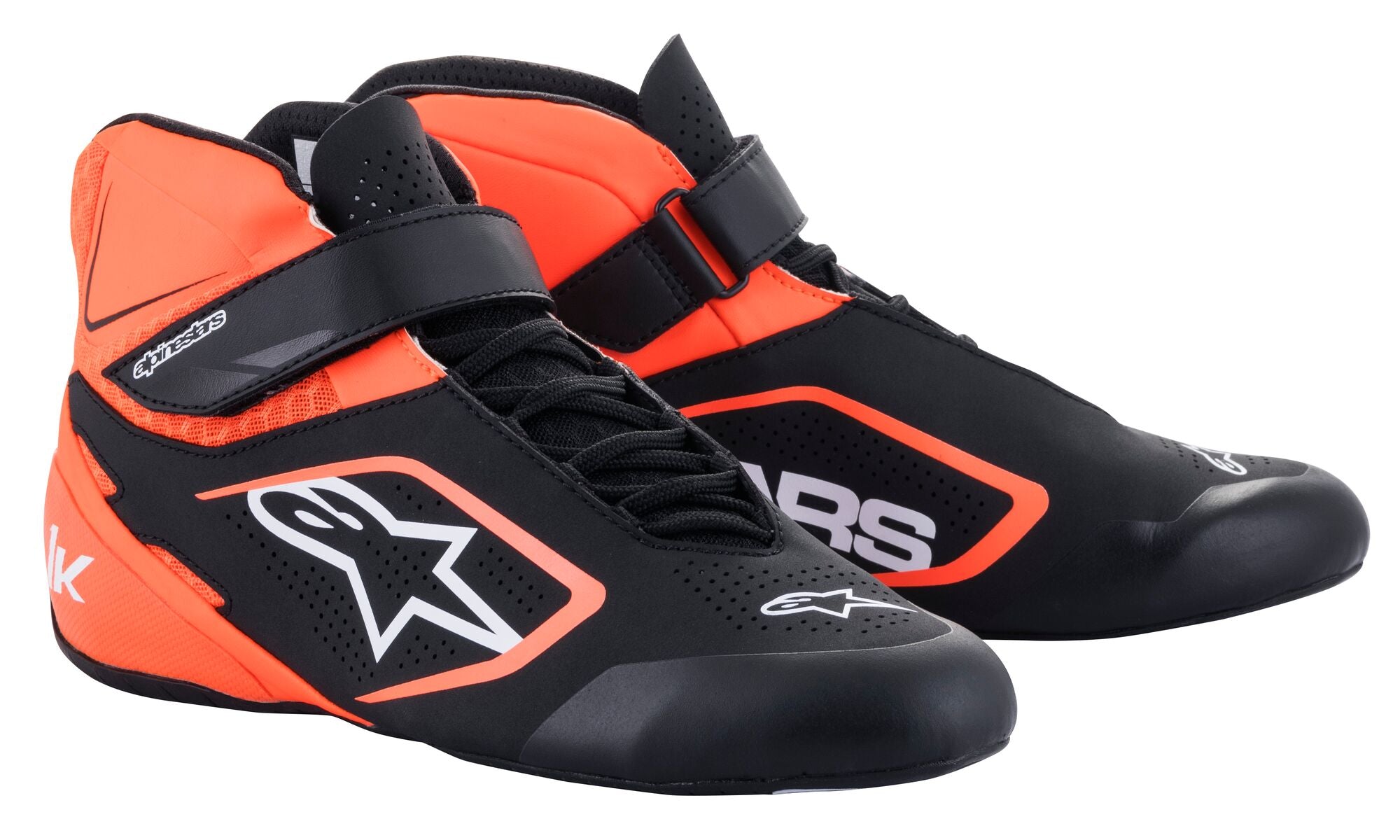 ALPINESTARS 2712022_1142_5 Karting shoes TECH-1 K V2, black/orange fluo/white, Size 37 Photo-0