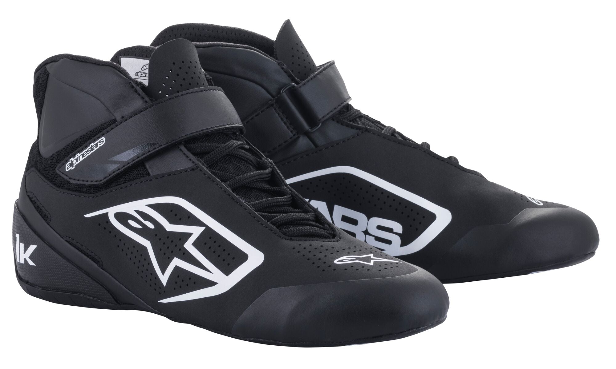 ALPINESTARS 2712022_12_7,5 Karting shoes TECH-1 K V2, black/white, Size 40 Photo-0