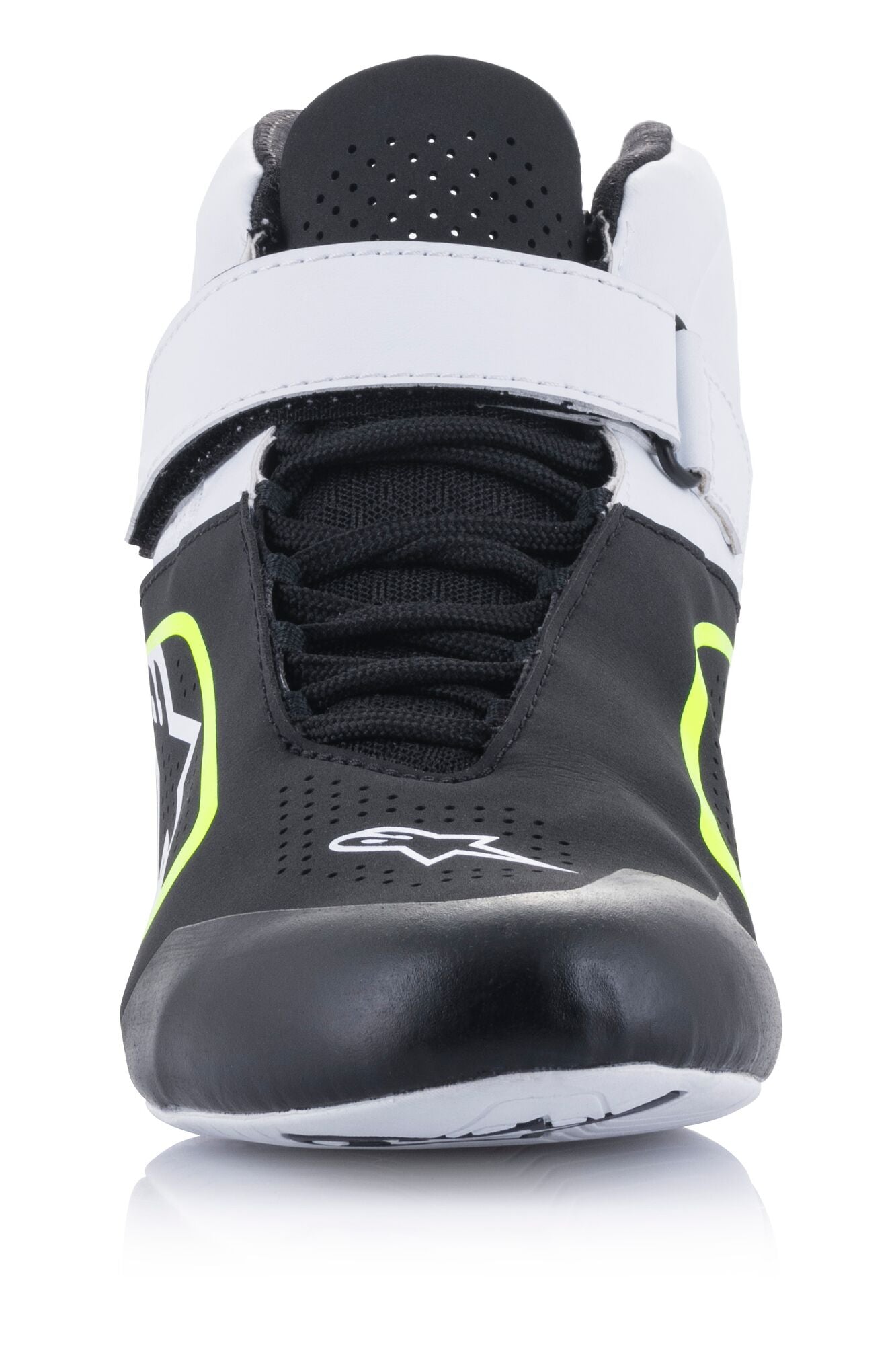 ALPINESTARS 2712022_125_10,5 Karting shoes TECH-1 K V2, black/white/yellow fluo, Size 43,5 Photo-1