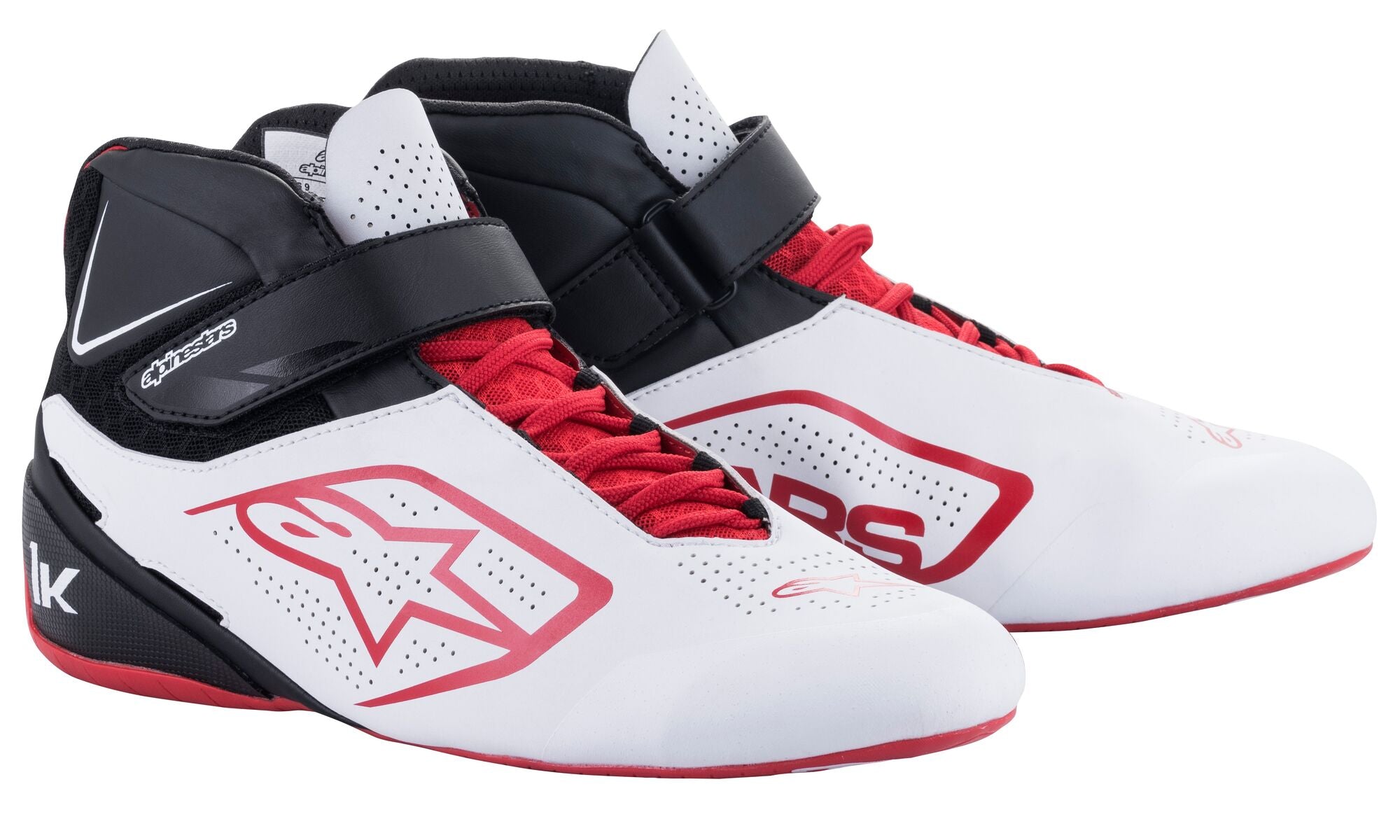 ALPINESTARS 2712022_213_2,5 Karting shoes TECH-1 K V2, white/black/red, Size 34 Photo-0