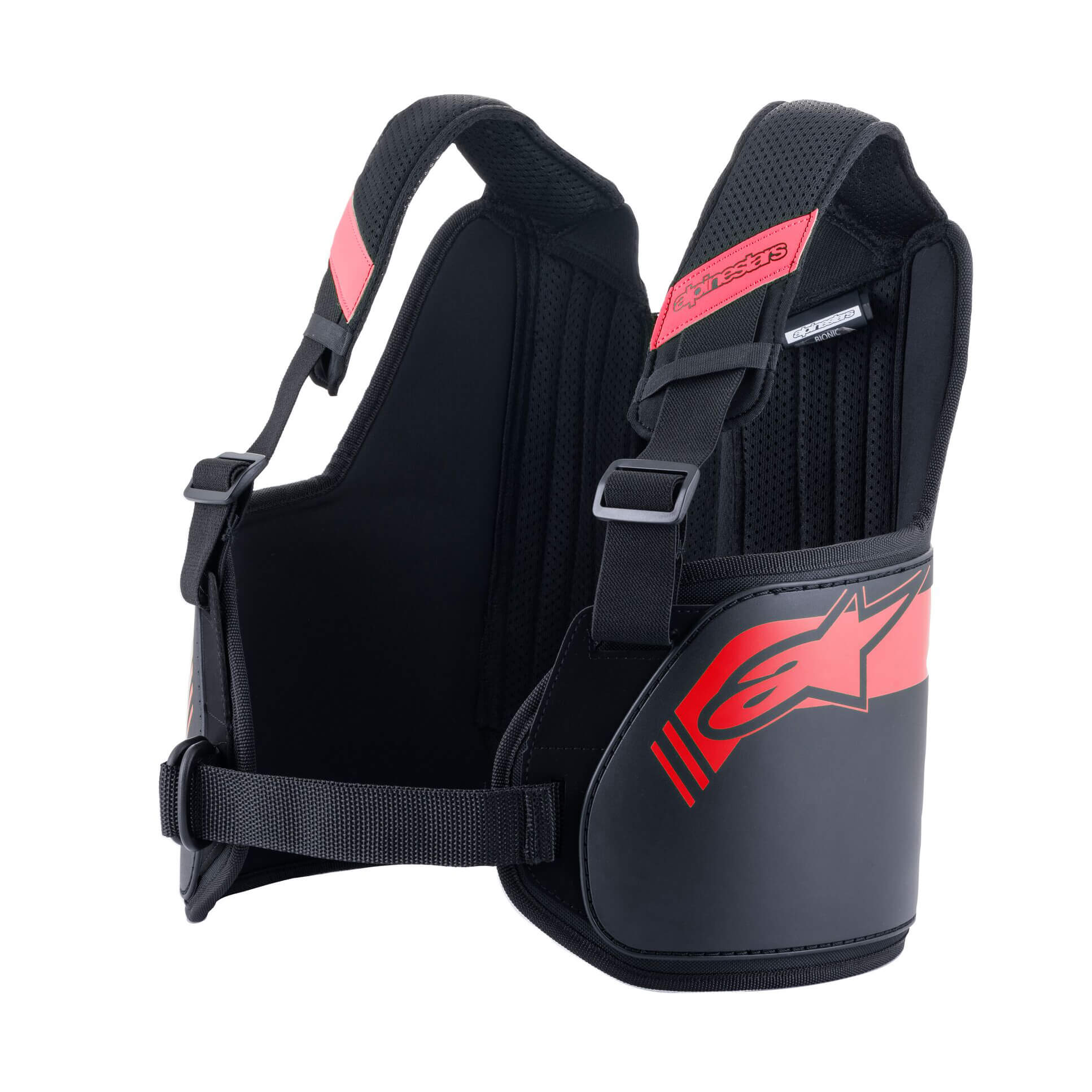 ALPINESTARS 6537013-13-XL/3XL Rib protection (karting) BIONIC, black/red, Size XL/3XL Photo-0