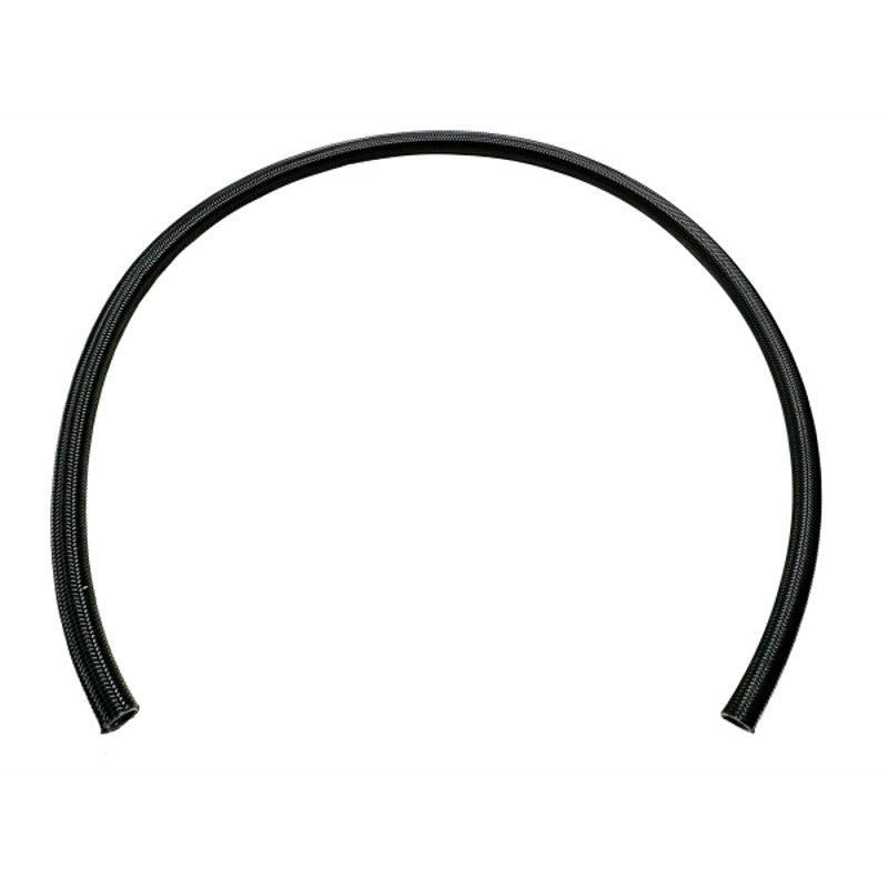 FUELAB 72700-10-3 Hose PTFE 3 ft, 10AN Black Nylon Stainless Steel Braided Photo-0