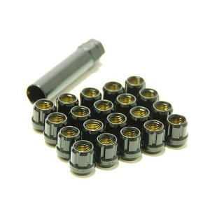 MUTEKI 31885B Lug nuts kit 12x1.25 Black (Open End) Photo-0