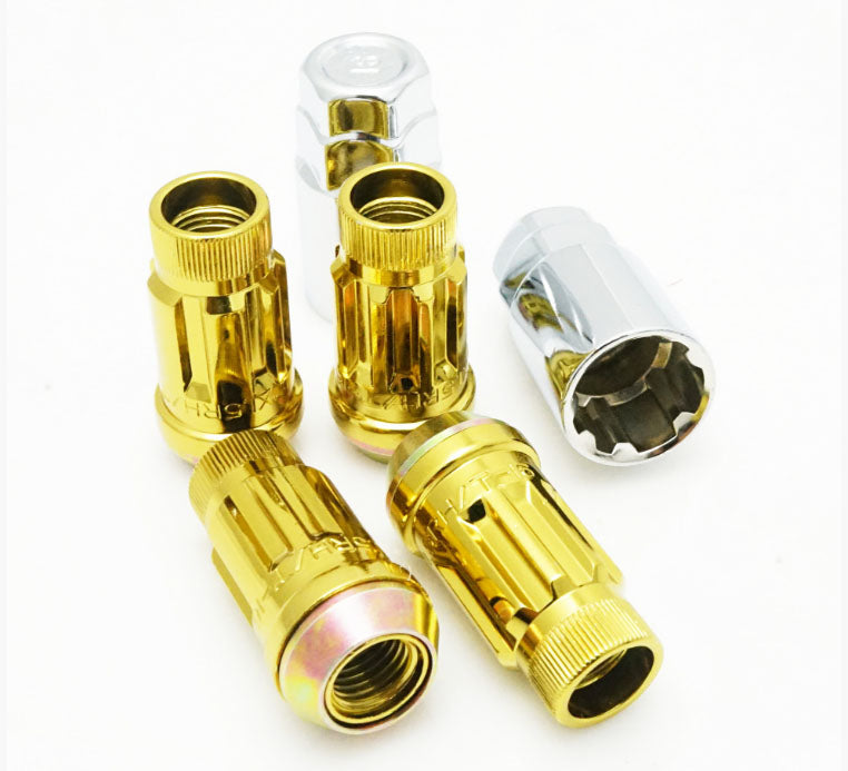 MUTEKI 34938Y Lug nuts kit SR45R LOCK SET 12X1.50 45mm YELLOW Photo-0