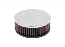 K&N RC-2440 UNIVERSAL Clamp-On Air Filter 2" FLG, 5-3/8"OD, 2"H Photo-0
